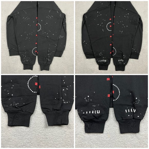 Cactus Jack Sweatshirt Mens Large L Black Stitched Crewneck Travis Scott World - Picture 4 of 11